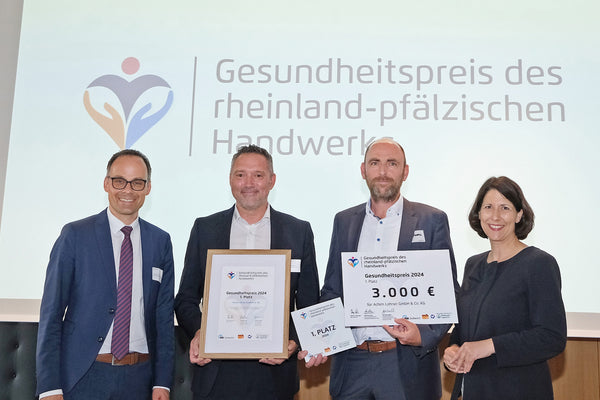 1. Platz beim Gesundheitspreis des rheinland-pfälzischen Handwerks