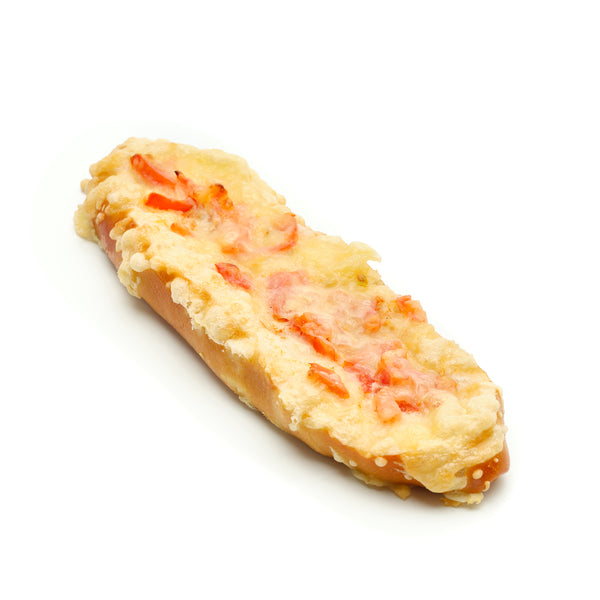 Laugenstange mit Tomate und Käse